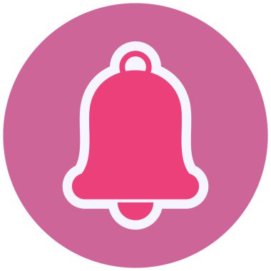 bell simple web illustration icon