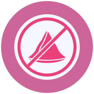 No Food web icon vector illustration