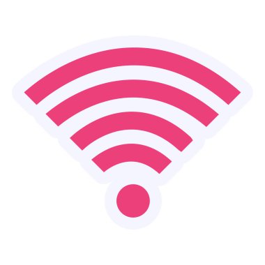 wifi simgesi vektör illüstrasyonu