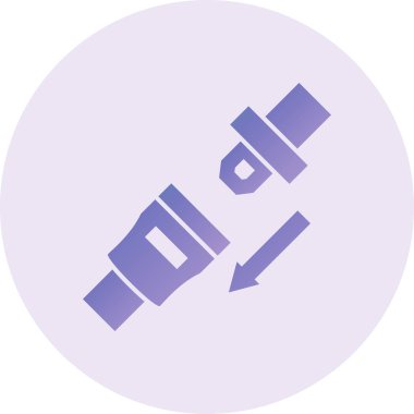 vector illustration of Safety Belt