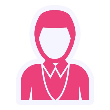 İnsan Vektörü Kabartma Simgesi Tasarımı