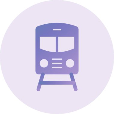 tren. Web simgesi basit illüstrasyon  