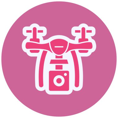 İHA. Web simgesi basit illüstrasyon 