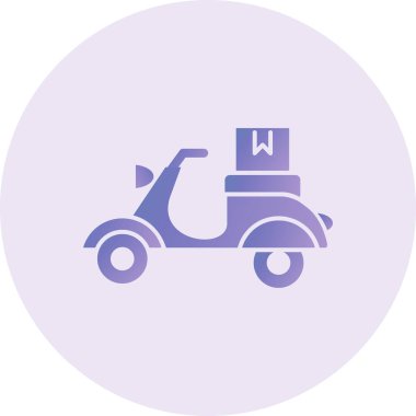 Mobilet. Web simgesi basit illüstrasyon 