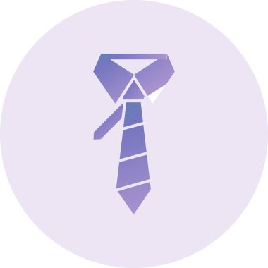 Tie Vector Glyph Icon Design