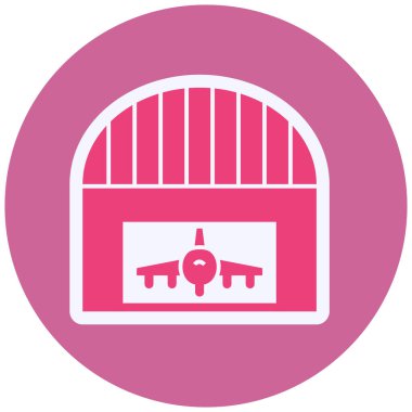 Hangar  icon. vector illustration