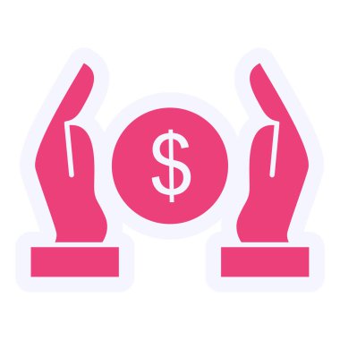 para simgesi kurtarma vektör çizim 