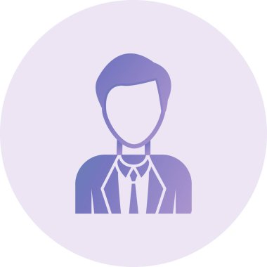 Manager Vector Glyph Icon Design