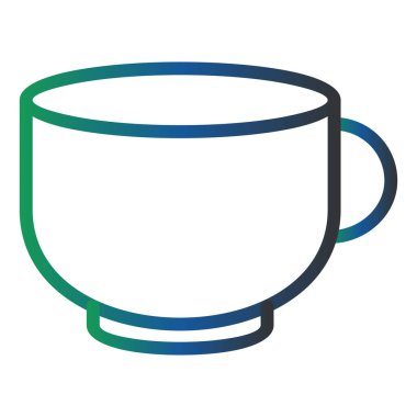 tea cup, web simple illustration
