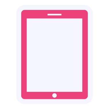 tablet. Web simgesi vektör illüstrasyonu