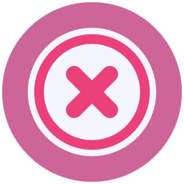 Cancel Vector Glyph Icon Design