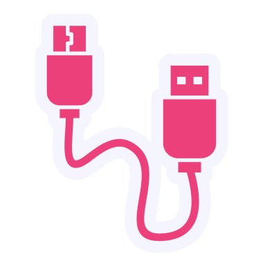 Plug Vector Glyph Icon Design