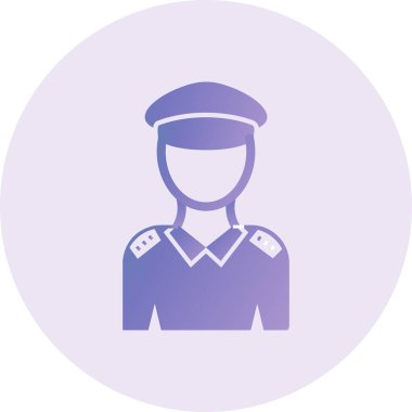 vector illustration of Captain 