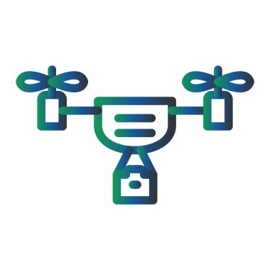 Drone vektör illüstrasyonu
