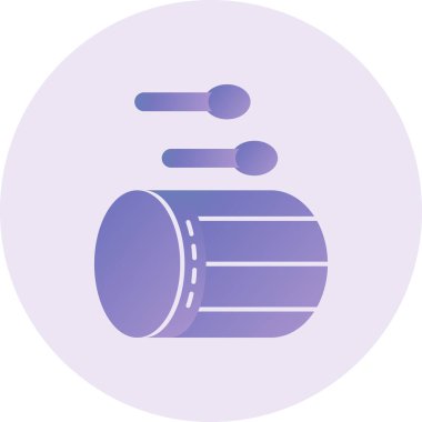 Bedug web icon vector illustration