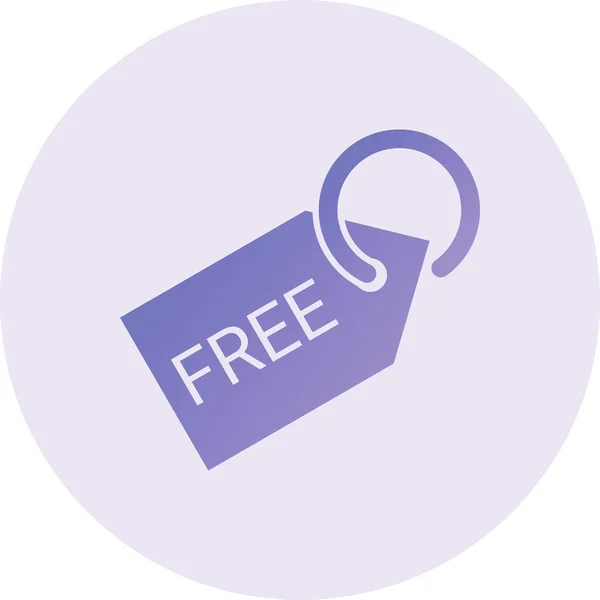 Free Tag Web Icon Simple Design — 스톡 벡터