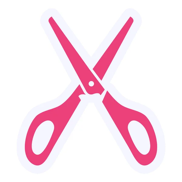 Scissor Vector Lyph Icon Design — Vetor de Stock