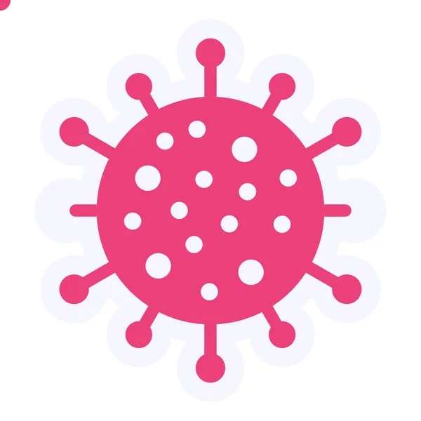 Covid Virus Icon Simple Illustration — Stock Vector