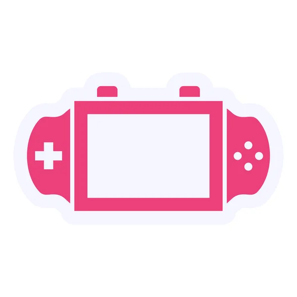 Vector Illustration Modern Video Console Icon — ストックベクタ