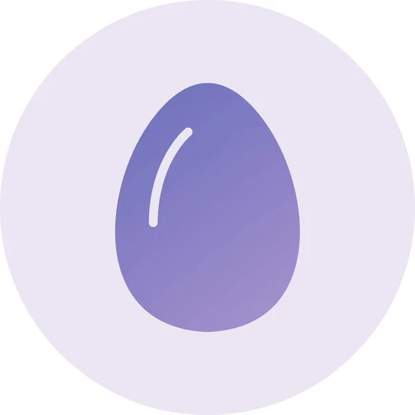 卵アイコンベクトルイラスト — ストックベクタ