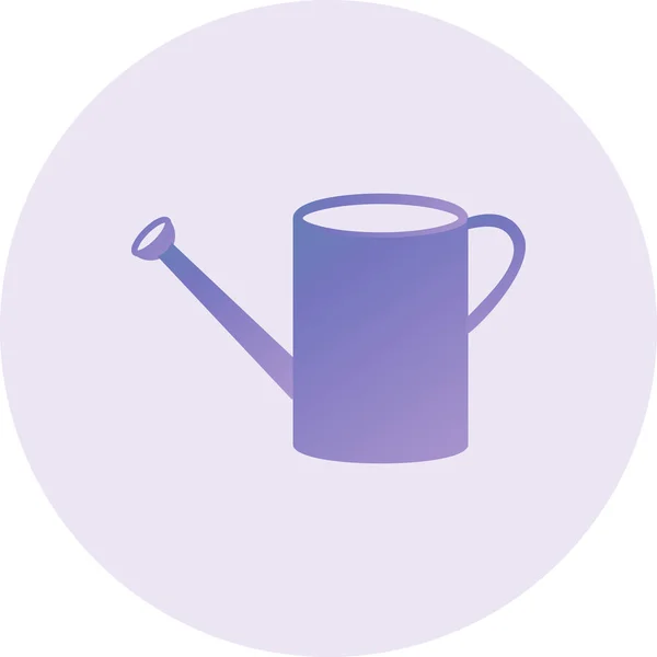 Watering Can Simple Illustration Isolated Background — Vetor de Stock
