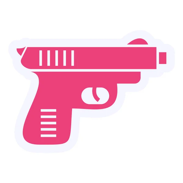 Shooting Vector Glyph Icon Design — Vettoriale Stock