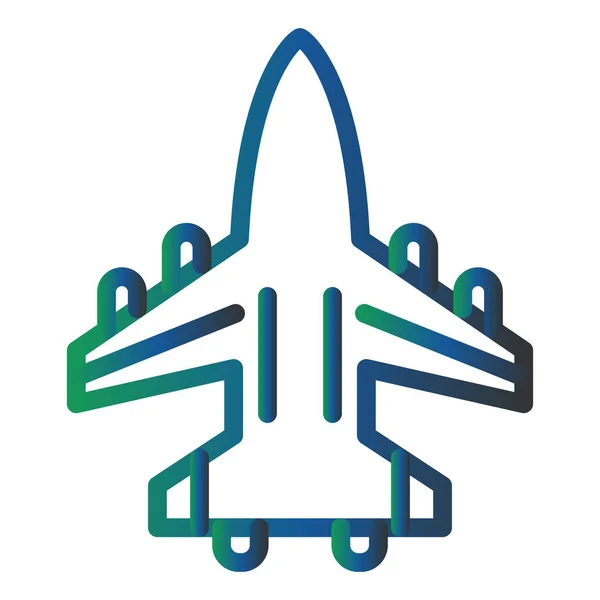 Jet Web Icon Simple Illustration — Stock vektor