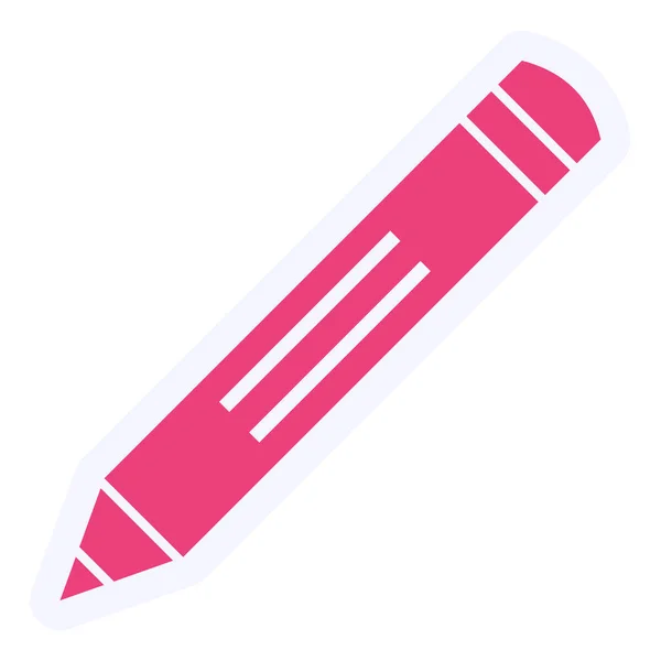 Pencil Vector Lyph Icon Design —  Vetores de Stock