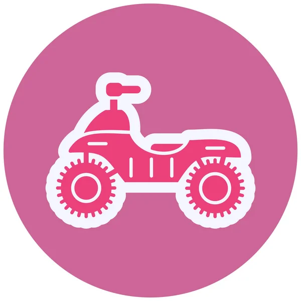 Scooter Icono Web Ilustración Simple — Archivo Imágenes Vectoriales