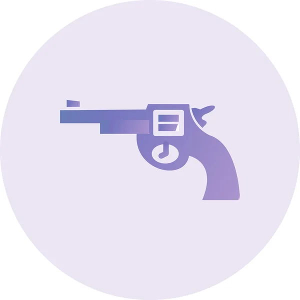 Illustration Vectorielle Une Icône Arme — Image vectorielle