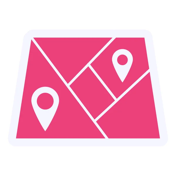 Location Pin Map Web Illustration — Vetor de Stock