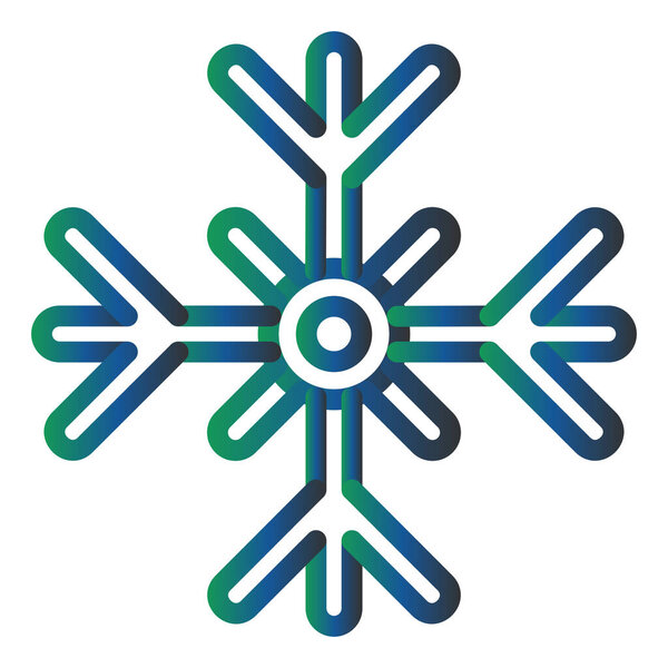 beautiful snowflake. web icon illustation