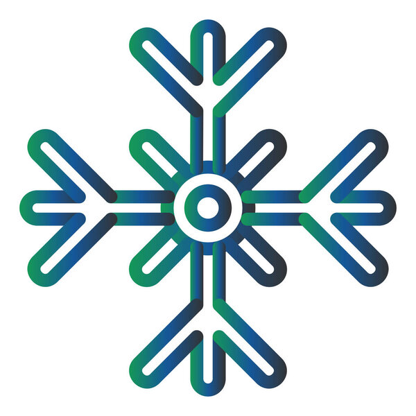 beautiful snowflake. web icon illustation