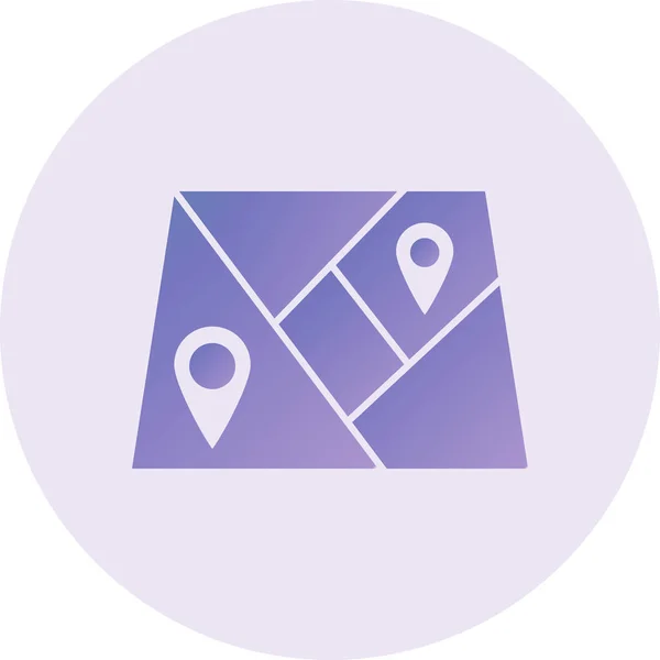 Location Pin Map Web Illustration — Stockvector