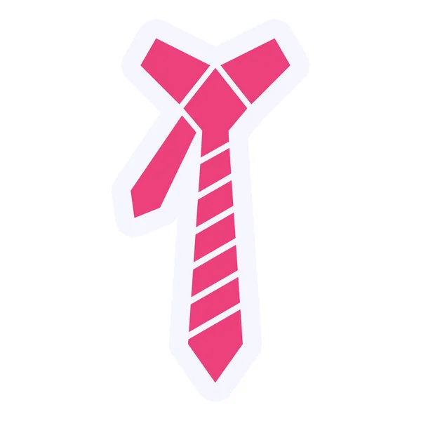 Tie Vector Glyph Icon Design —  Vetores de Stock