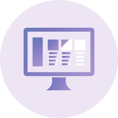 computer. web icon simple illustration. Web Interface