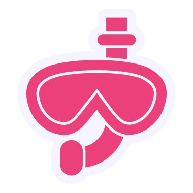 Scuba Diving web icon vector illustration