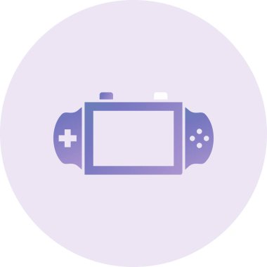 vector illustration of modern Video Console icon