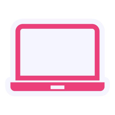 Bilgisayar. Web simgesi vektör illüstrasyonu