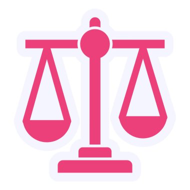 law and justice vector illustration. Balance 