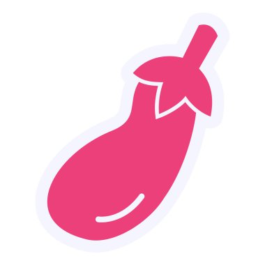 Augerbine. Web simgesi basit illüstrasyon