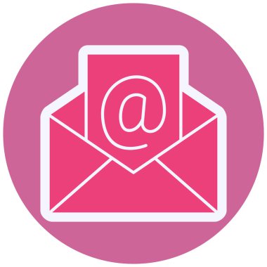 Mektup. Web simgesi basit illüstrasyon 