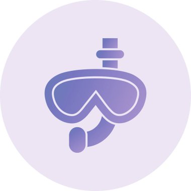 Scuba Diving web icon vector illustration