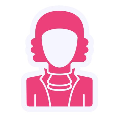 Judge male avatar icon. flat pictogram. vector illustration.