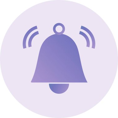 bell simple web illustration icon
