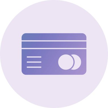 credit card, web icon illustration