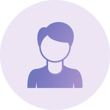 kullanıcı. Web simgesi basit illüstrasyon