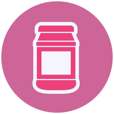 Kavanoz ağ ikonu vektör çizimi