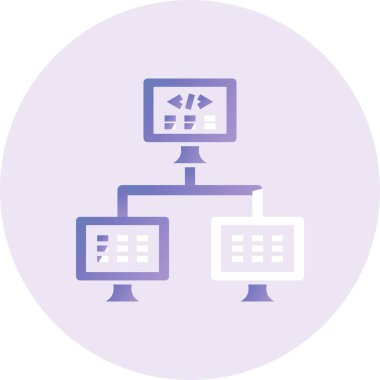 Görev yeri. Web simgesi basit illüstrasyon