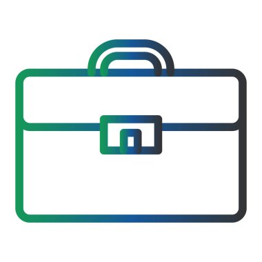 briefcase, web icon simple illustration